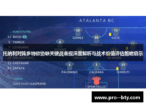 托纳利对阵多特欧协联关键战表现深度解析与战术价值评估前瞻启示 托纳利对阵多特欧协联关键战表现深度解析与战术价值评估前瞻启示